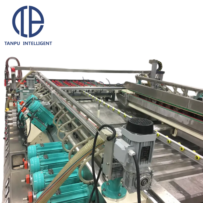 TANPU High level of security Fully automated Glass and mirror glass double polishers edge glass machine