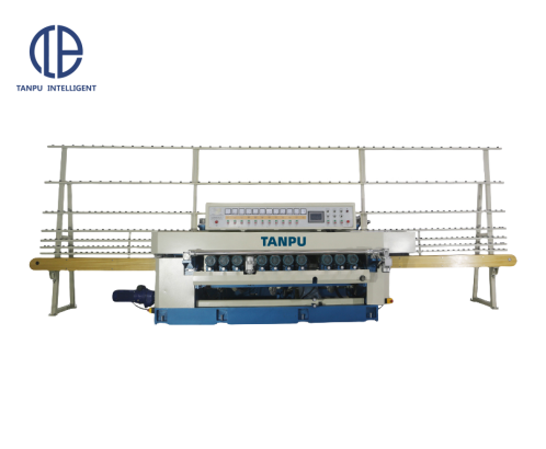 Low Energy Consumption 45 Degree Glass Shape Beveling Machine For Glass Processing beveling machine